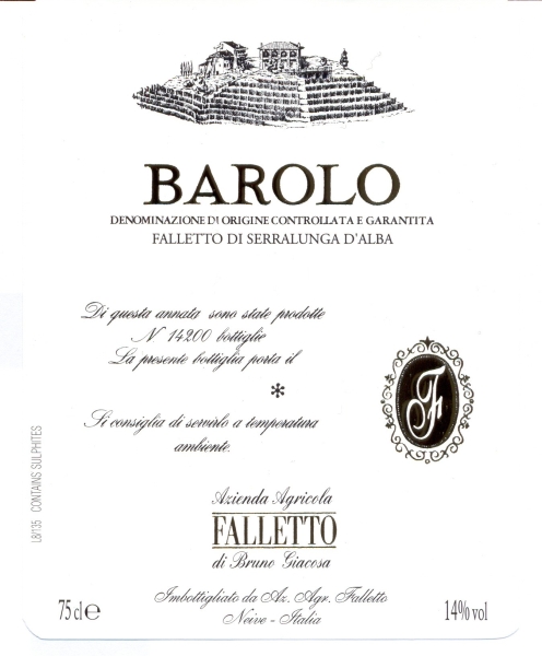 Bruno Giacosa - Falletto Barolo